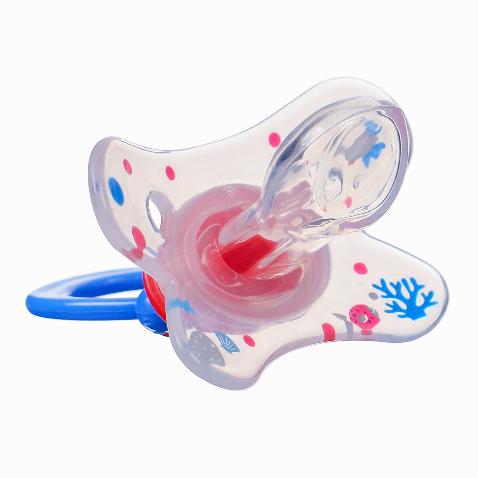 Картинка Набор Соска - пустышка с держателем, SL, ОРТД +12 мес., с колпачком «Зайка», синий (№9844081) от магазина Мир детей Товары для Новорожденных