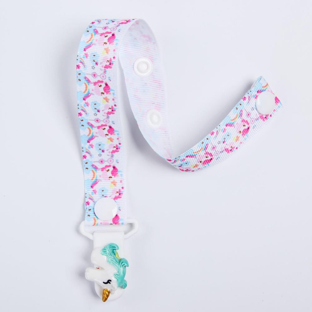 Картинка Держатель для соски - пустышки «Единорог», на ленте (№4513797) от магазина Мир детей Товары для Новорожденных