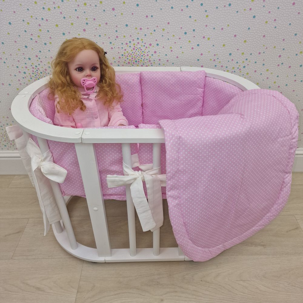 Пеленка для новорожденного с кружевами (бязь) артикул анонс КуклКПБ3_69