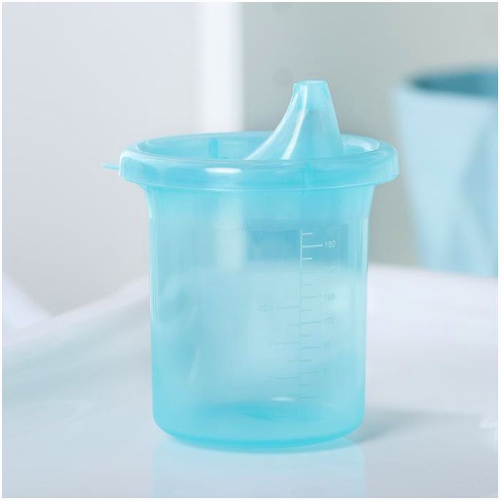 Картинка Поильник детский без нанесения с твёрдым носиком 200 мл, цвет бирюзовый (№3721478) от магазина Мир детей Товары для Новорожденных