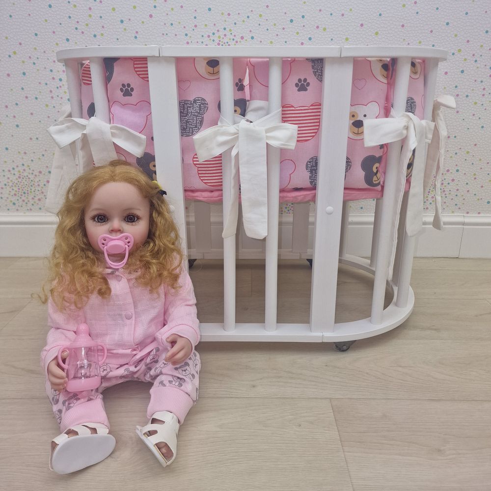 Пеленка для новорожденного с кружевами (бязь) артикул анонс КуклКПБ3_11