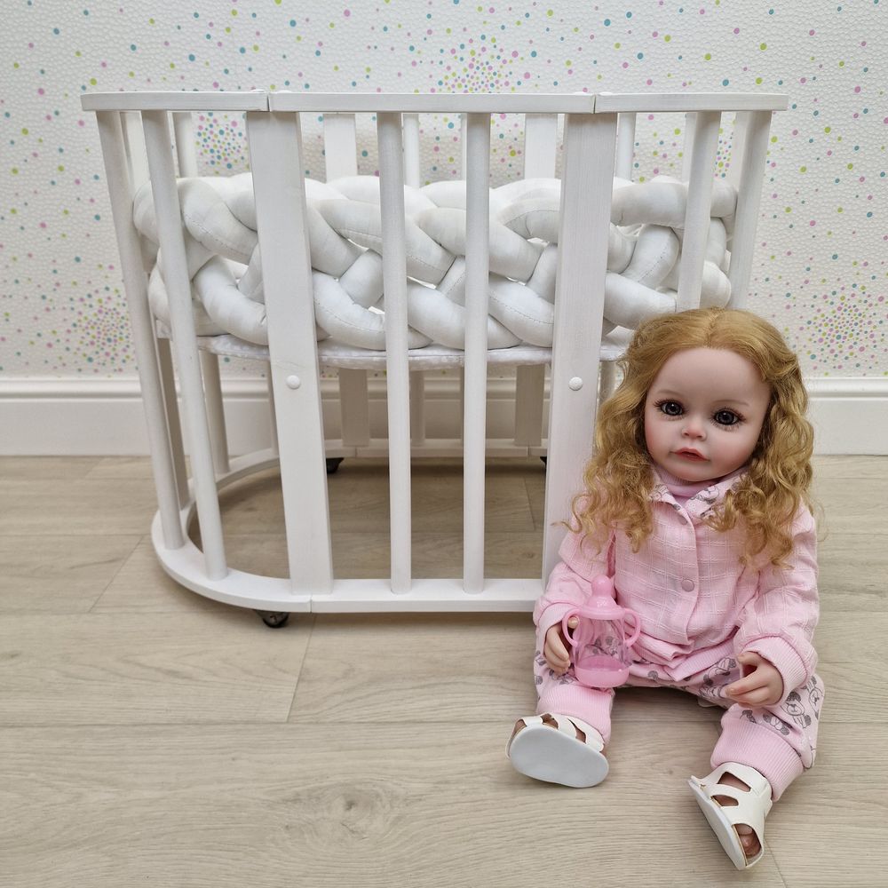 Пеленка для новорожденного с кружевами (бязь) артикул анонс КуклКПБ1_19