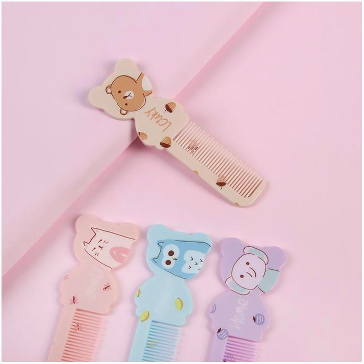 Расчёска фигурная «Детское счастье», 13 ? 4 см, рисунок МИКС артикул анонс 4762147