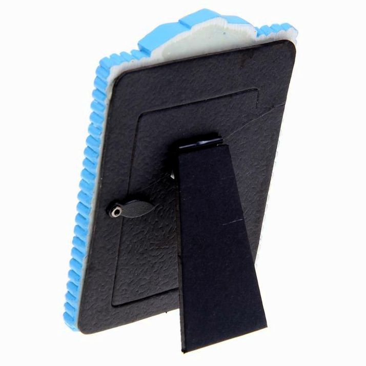 Картинка Фоторамка "Наш малыш" 8,5 х 12 см, для фото 5,5 х 8 см, голубая (№1043882) от магазина Мир детей Товары для Новорожденных