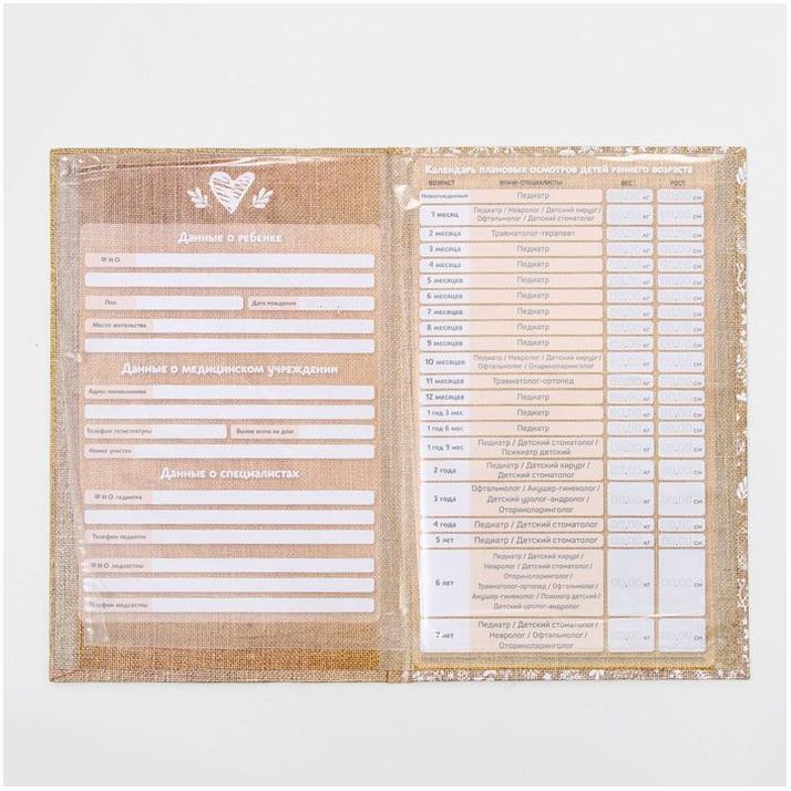 № 4262437 Папка для медицинского полиса 