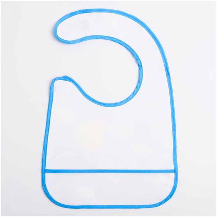 Картинка Нагрудник для кормления «Зайка» непромокаемый на липучке, с карманом (№4645587) от магазина Мир детей Товары для Новорожденных