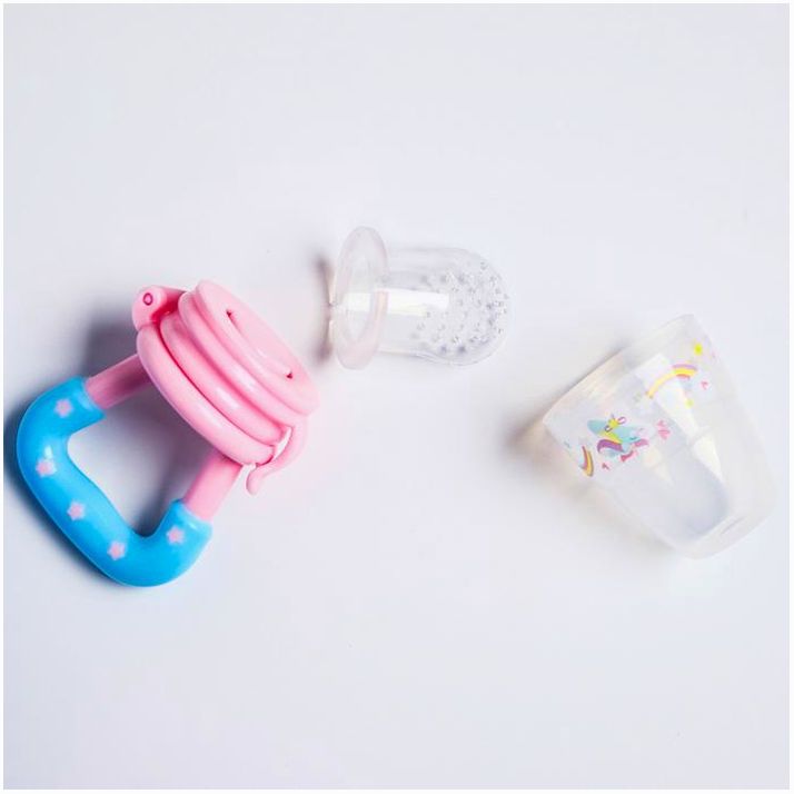 Картинка Ниблер «Пони», с силиконовой сеточкой, цвет розовый/голубой (№2357267) от магазина Мир детей Товары для Новорожденных