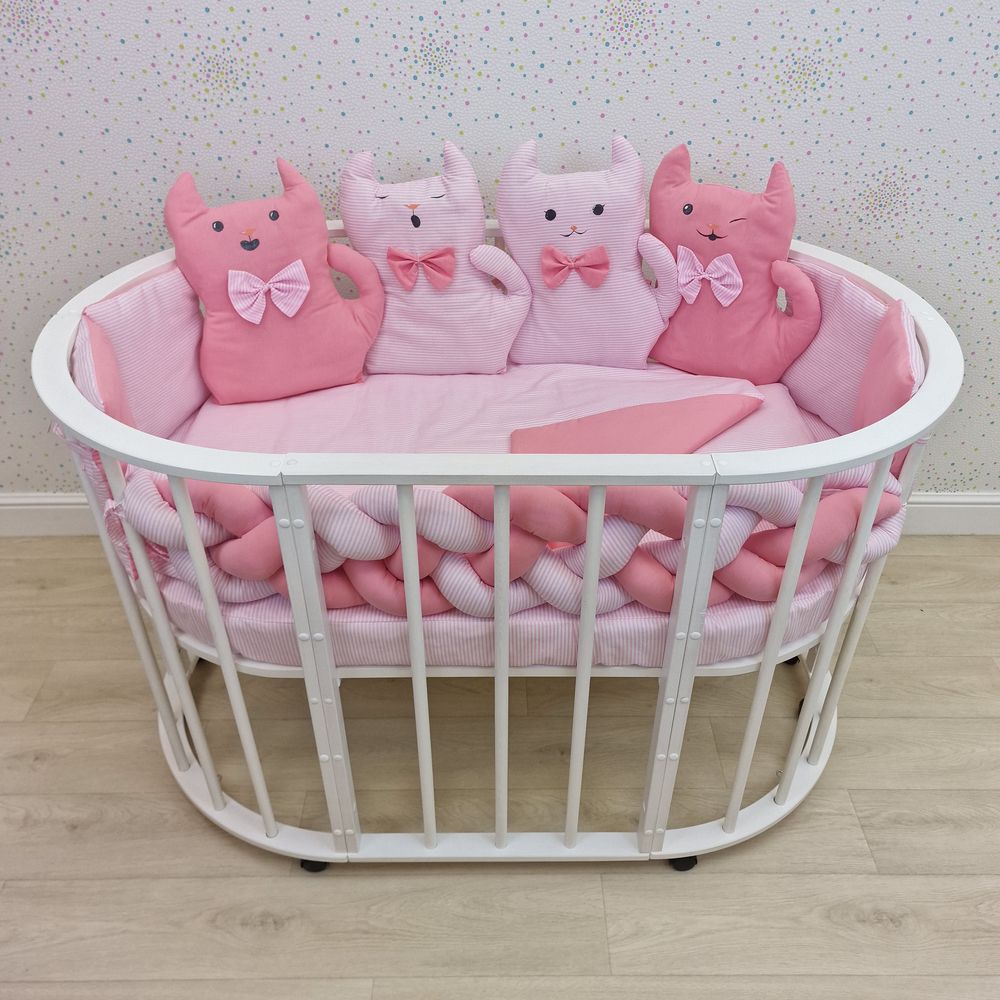 КПБ 14 пр (борт + пододеяльник + одеяло + наволочка + подушка + простынь (бязь) артикул анонс 1176-0-1бб_09