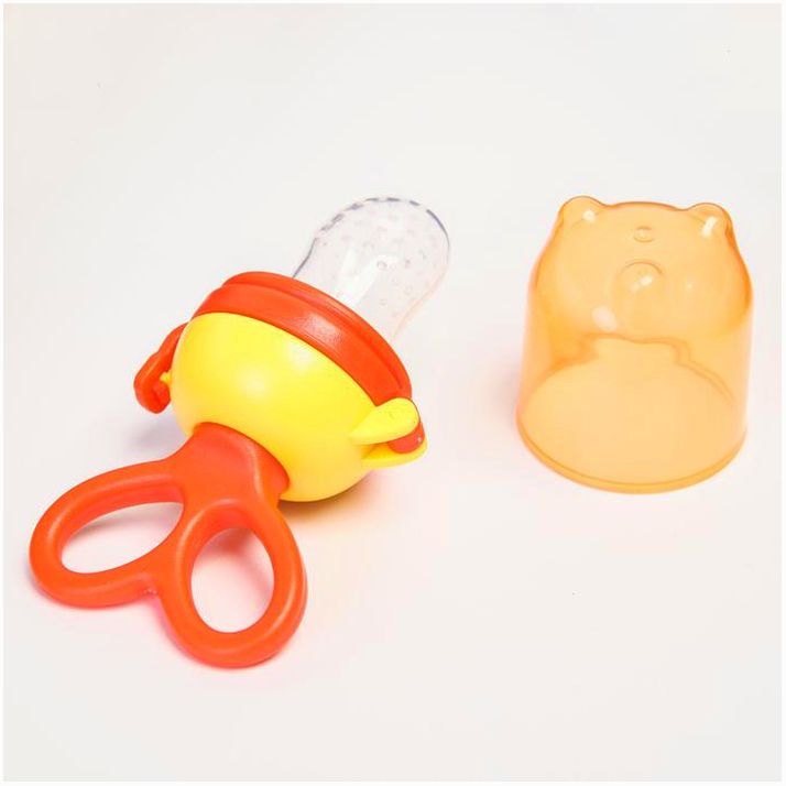 № 2875760 Ниблер с силиконовой сеточкой, вращающийся поршень, цвет оранжевый