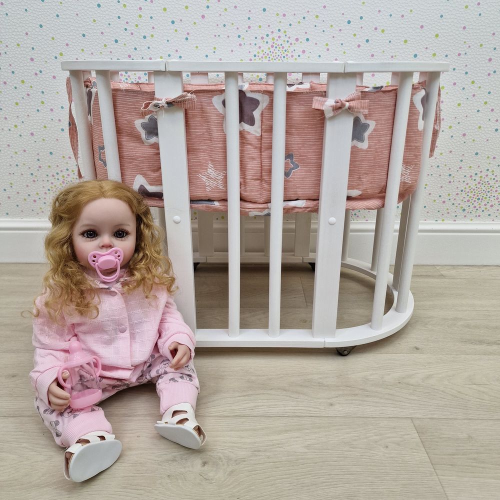 Пеленка для новорожденного с кружевами (бязь) артикул анонс КуклКПБ6_15