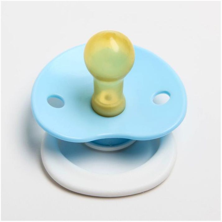 Картинка Соска-пустышка латексная классическая «Лучик» с кольцом, от 0 мес., цвета МИКС (№1476834) от магазина Мир детей Товары для Новорожденных