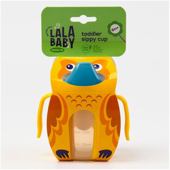 Поильник детский с твёрдым носиком Protect Me, 200 мл, цвет желтый артикул анонс 7386896