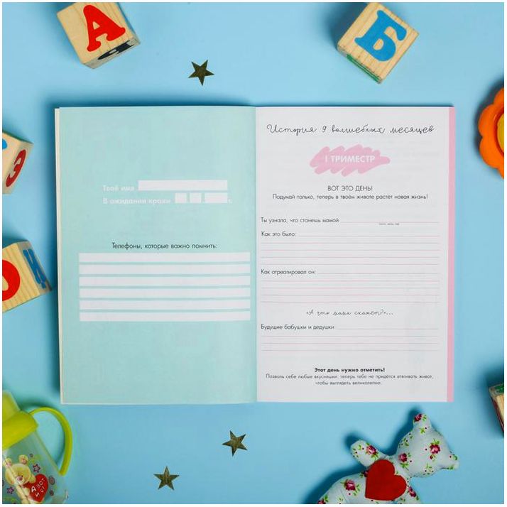 Картинка Ежедневник будущей мамы "Я скоро стану мамой", 40 листов (№4573380) от магазина Мир детей Товары для Новорожденных