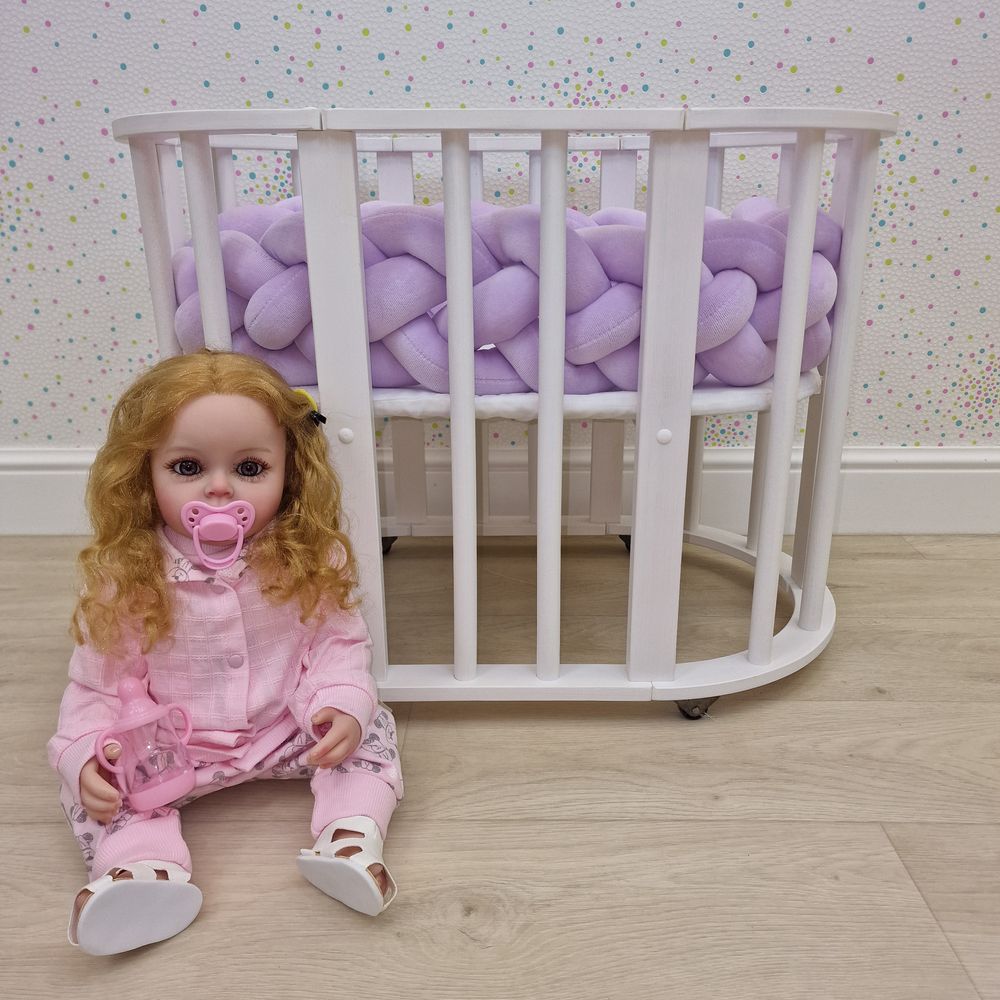 Пеленка для новорожденного с кружевами (бязь) артикул анонс КуклКПБ2_10