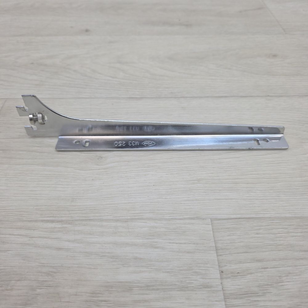 Крючок (кронштейн) полкодержатель система вертикал (длина 25 см) артикул анонс м33-250