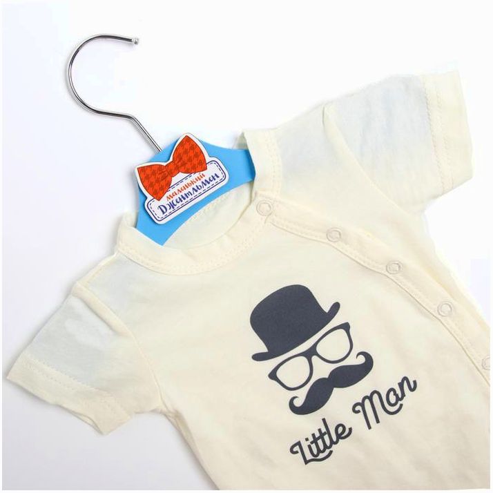 Картинка Вешалка-плечики детская, размер 30-34 «Маленький джентльмен» (№3747811) от магазина Мир детей Товары для Новорожденных