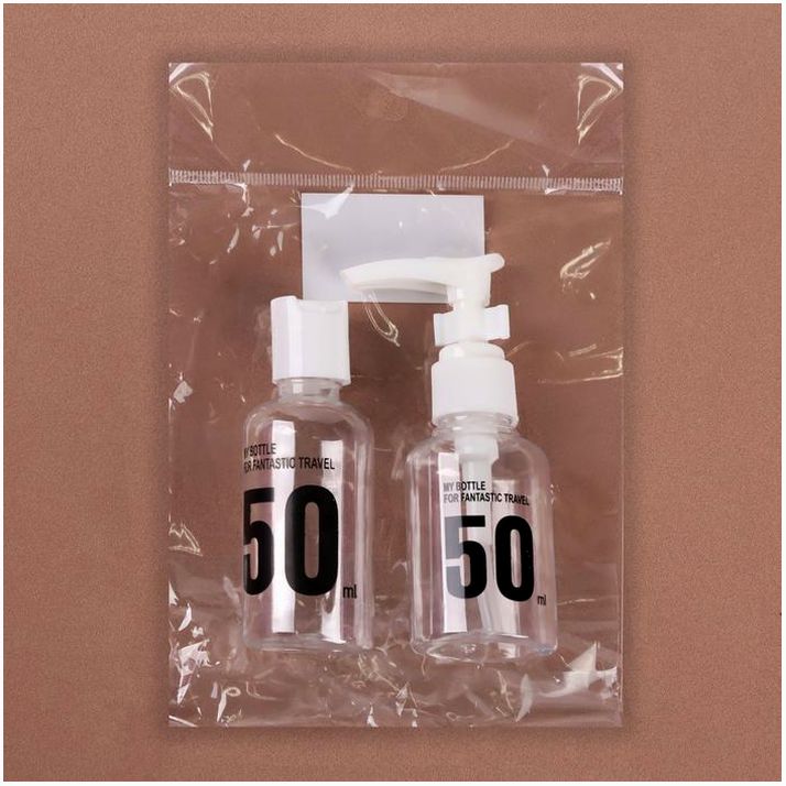 Картинка Набор для хранения, 2 предмета, цвет прозрачный/чёрный (№4103928) от магазина Мир детей Товары для Новорожденных