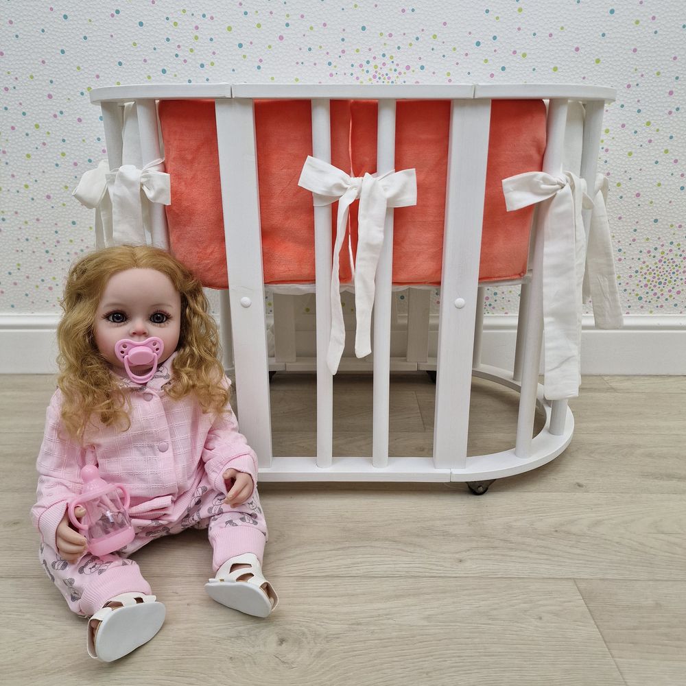 Пеленка для новорожденного с кружевами (бязь) артикул анонс КуклКПБ4_06