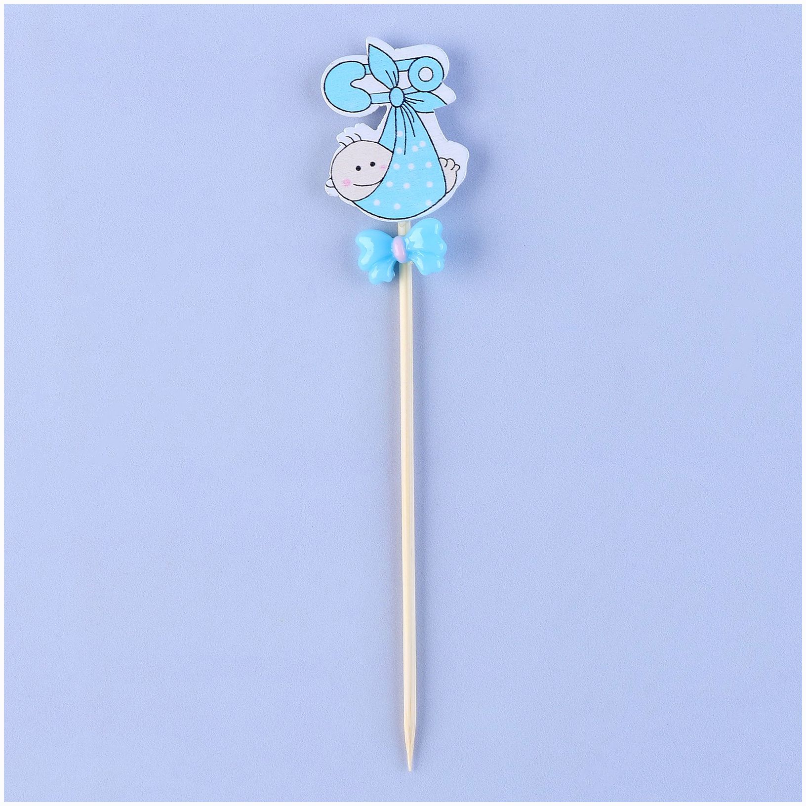 Картинка Шпажки «Ляльки», голубые, в наборе 6 штук (№9867074) от магазина Мир детей Товары для Новорожденных