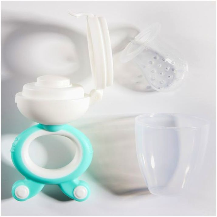 Картинка Ниблер с силиконовой сеточкой, вращ.поршень, цвет зеленый (№4780627) от магазина Мир детей Товары для Новорожденных