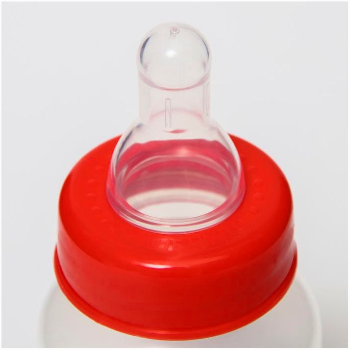 Картинка Бутылочка для кормления 150 мл цилиндр, цвет МИКС (№7012033) от магазина Мир детей Товары для Новорожденных