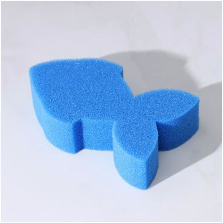 Картинка Губка для тела детская «Рыбка», 90?150?40 мм, цвет микс (№9618081) от магазина Мир детей Товары для Новорожденных