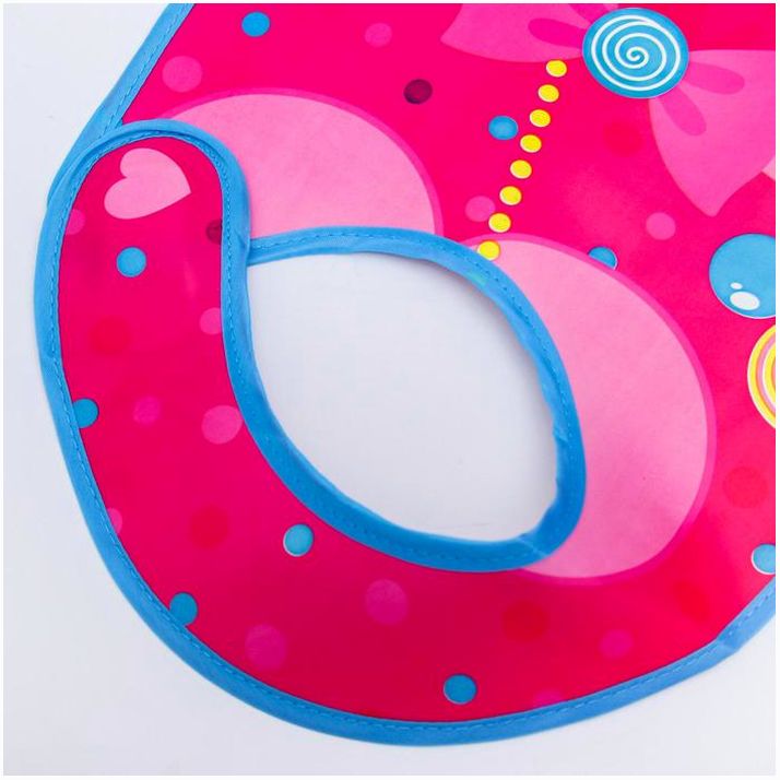 Картинка Нагрудник «Зайка Полли» непромокаемый на липучках, с карманом (№4645583) от магазина Мир детей Товары для Новорожденных