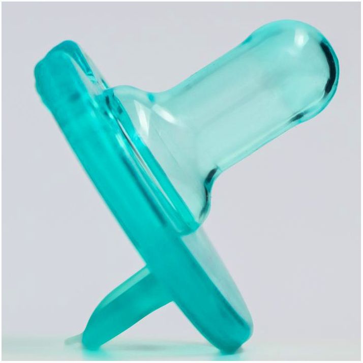 № 2932133 Пустышка цельносиликоновая «Улыбка», от 0 мес., цвета МИКС