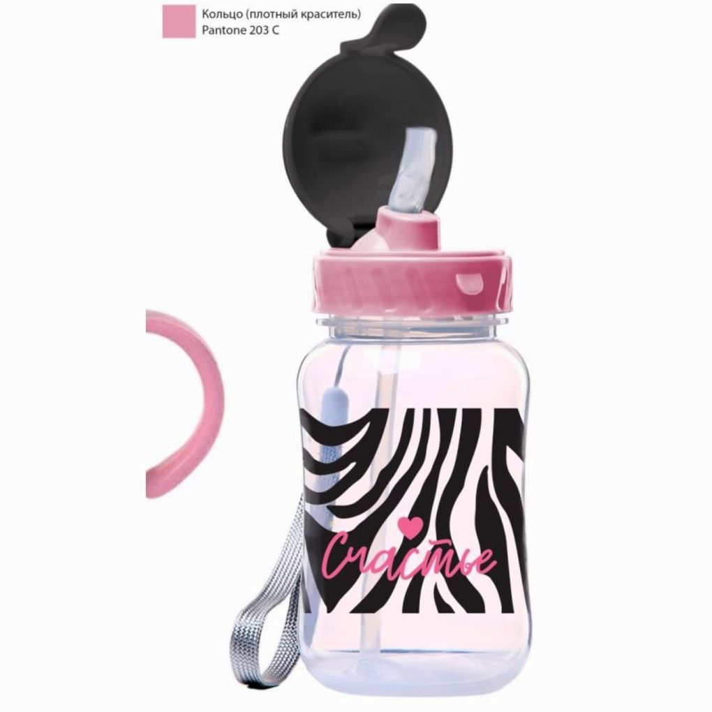 Поильник детский с трубочкой Animal, 270 мл. артикул анонс 10328447