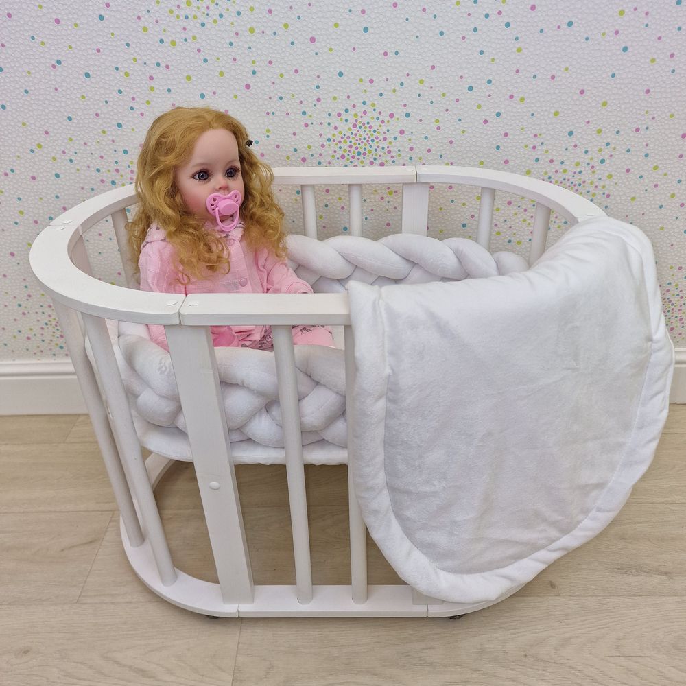 Пеленка для новорожденного с кружевами (бязь) артикул анонс КуклКПБ2_31