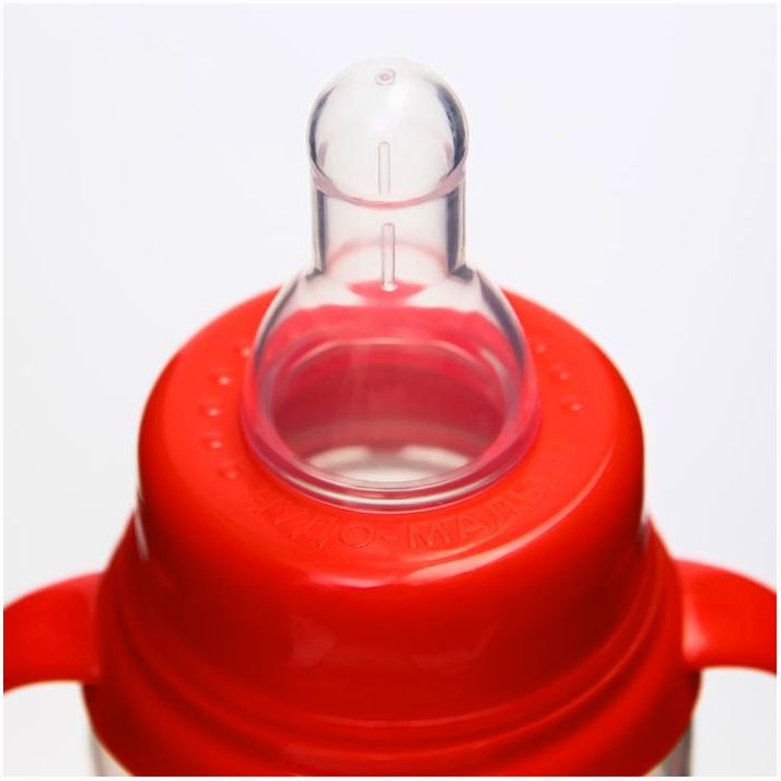 Картинка Бутылочка для кормления «1 Новый год», 250 мл цилиндр, с ручками (№6849711) от магазина Мир детей Товары для Новорожденных