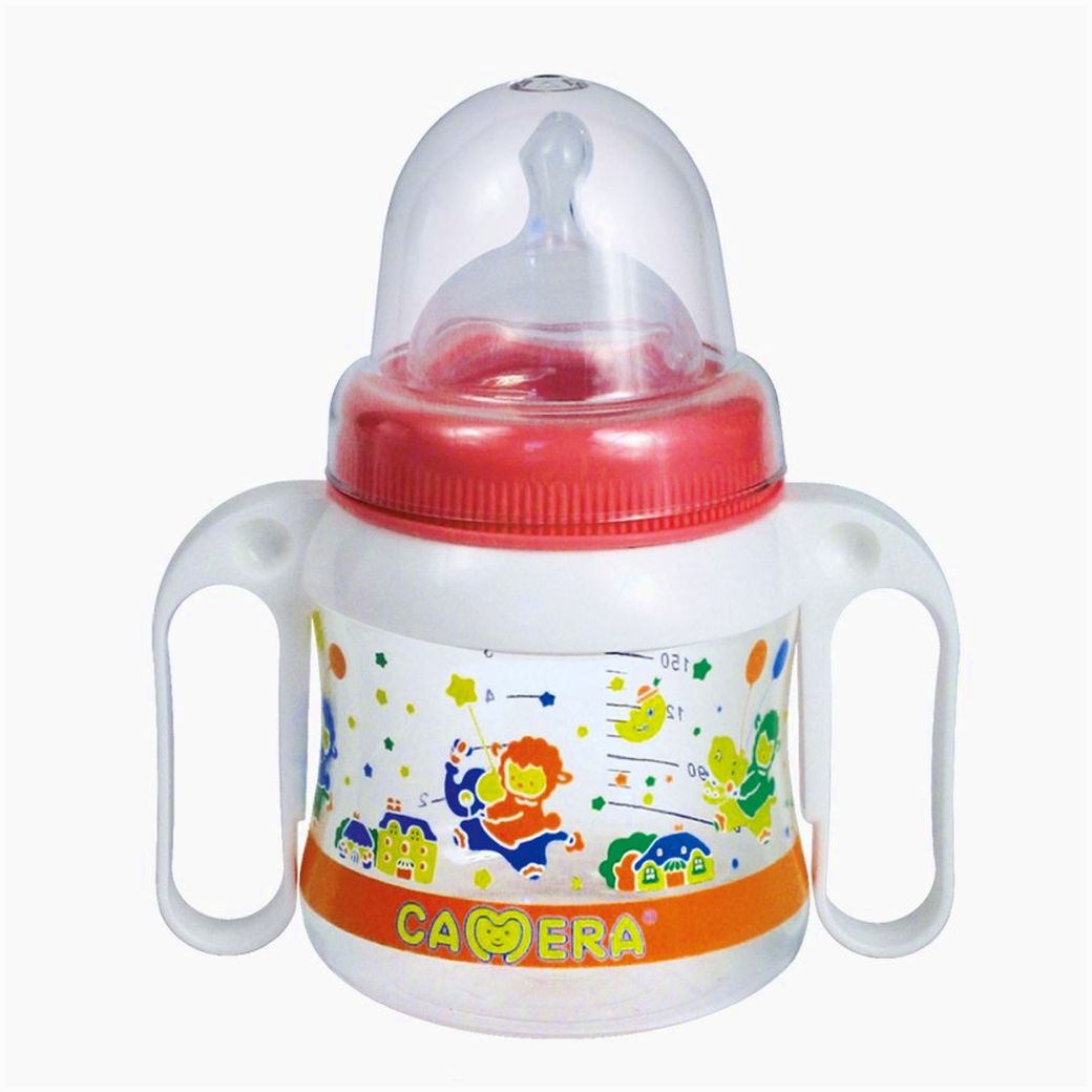 Бутылочка широким горлышком, с ручками артикул анонс 51067К