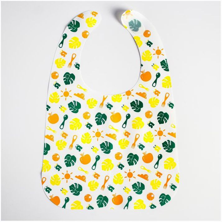 Набор нагрудников для кормления «Вкусная история» непромокаемых на липучке, 3 шт. артикул анонс 4604269