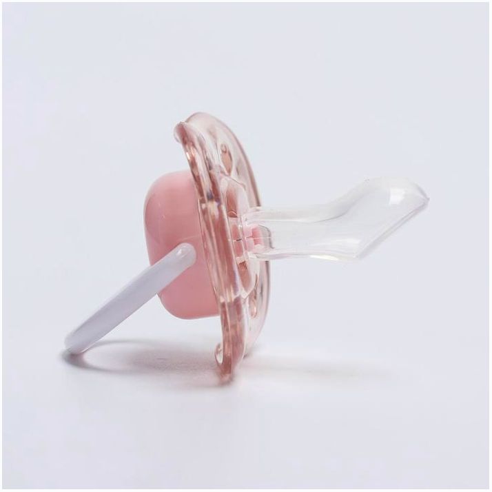 Картинка Соска - пустышка ортодонтическая, силикон, +6 мес., с колпачком, цвет розовый (№4780673) от магазина Мир детей Товары для Новорожденных