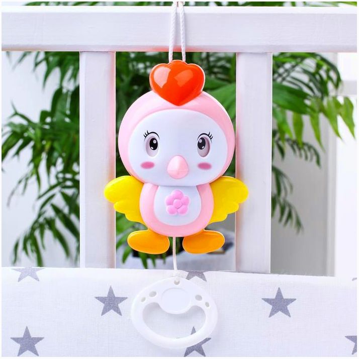 Подвеска музыкальная заводная «Птичка» на кроватку/коляску, Крошка Я артикул анонс 2849240