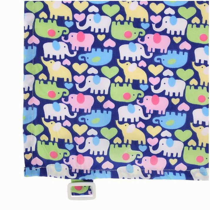 Картинка Накидка для кормления малыша, цвет синий, рисунок слоны (№2598218) от магазина Мир детей Товары для Новорожденных
