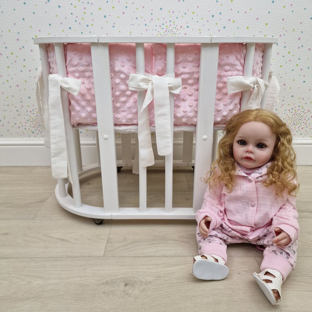 Пеленка для новорожденного с кружевами (бязь) артикул анонс КуклКПБ4_57