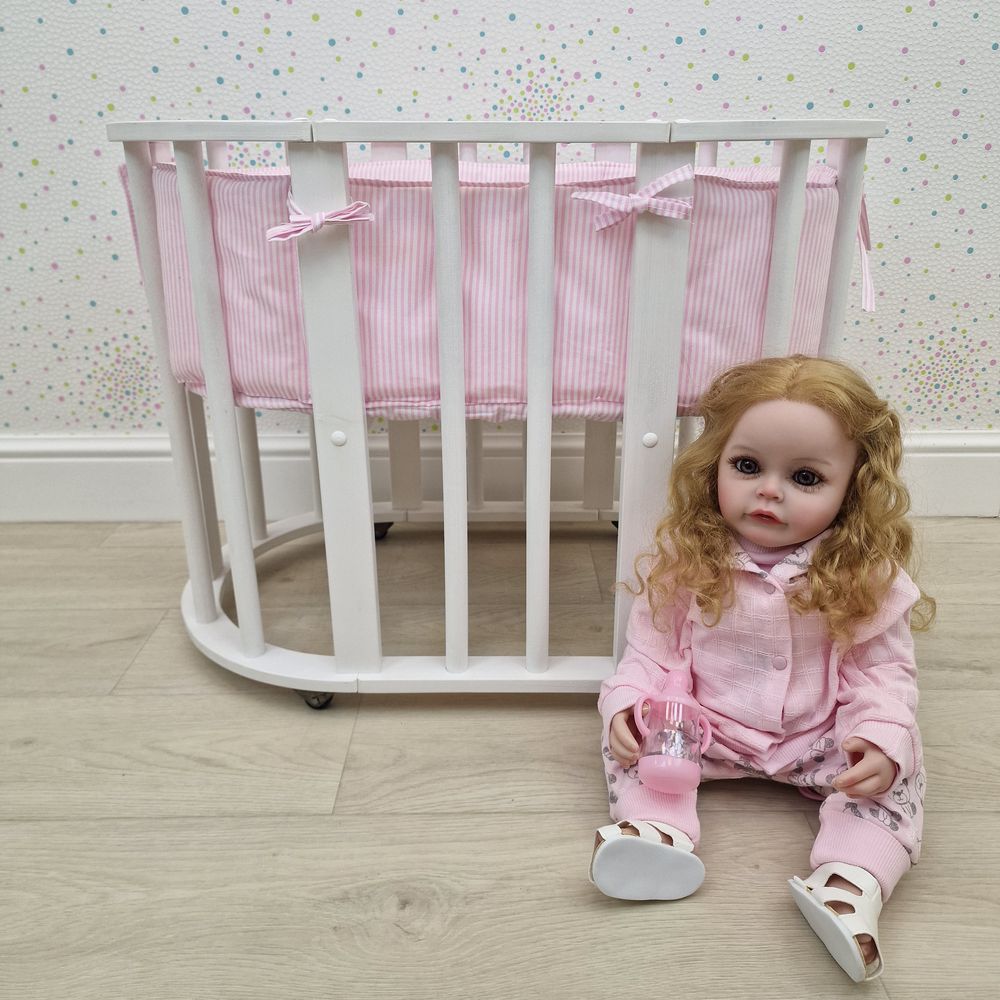 Пеленка для новорожденного с кружевами (бязь) артикул анонс КуклКПБ6_28