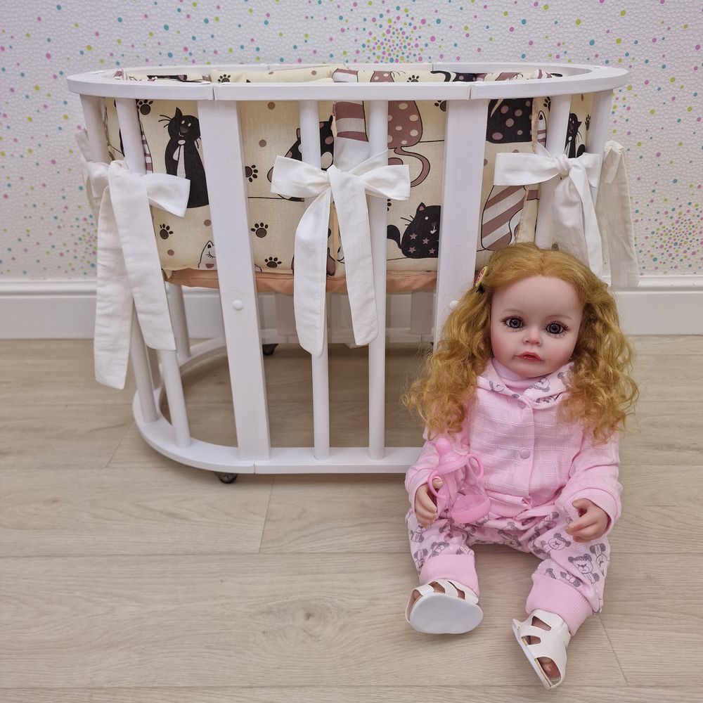 Пеленка для новорожденного с кружевами (бязь) артикул анонс КуклКПБ3_25