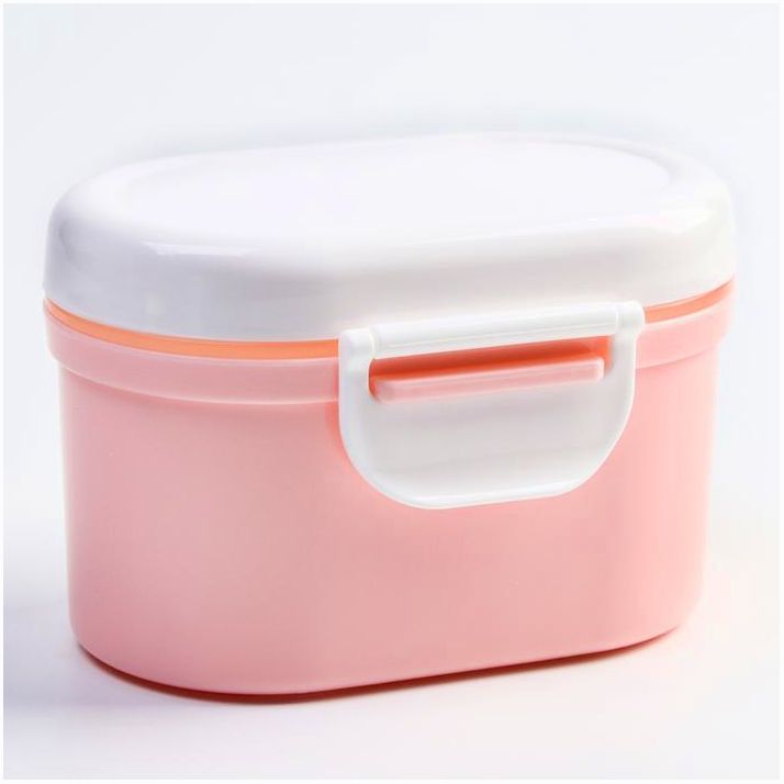 № 4591158 Контейнер для хранения детского питания, с ложкой, 350 мл., цвет МИКС