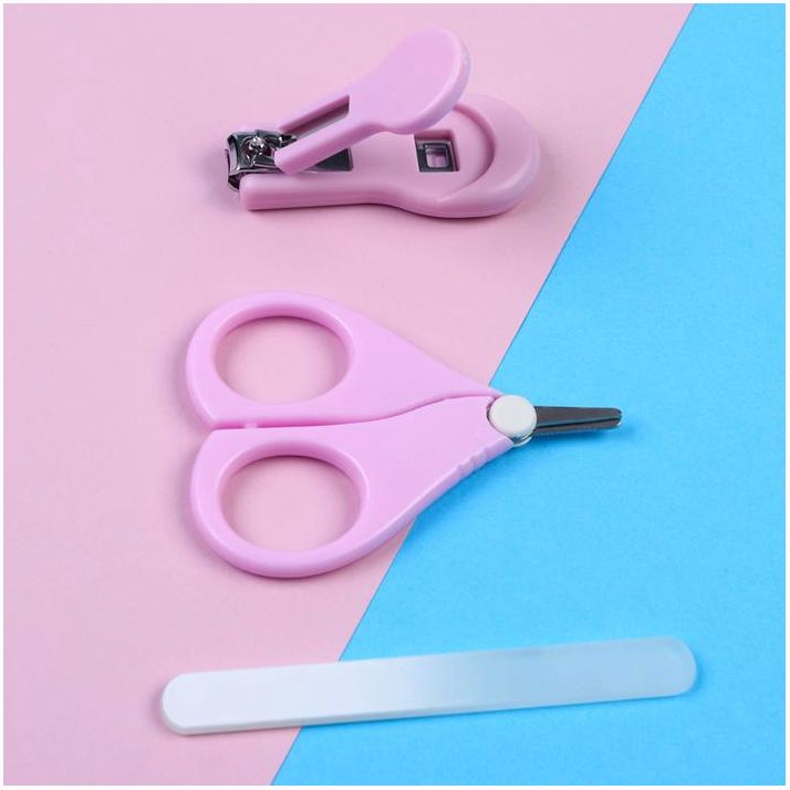 № 9309323 Маникюрный набор детский для самых маленьких «Зайка» (ножницы+щипчики+пилка)