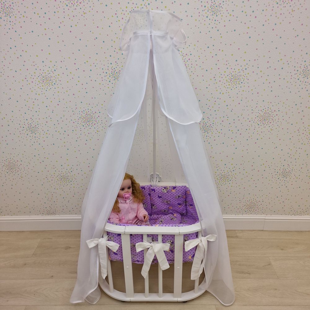 Пеленка для новорожденного с кружевами (бязь) артикул анонс КуклКПБ3_21