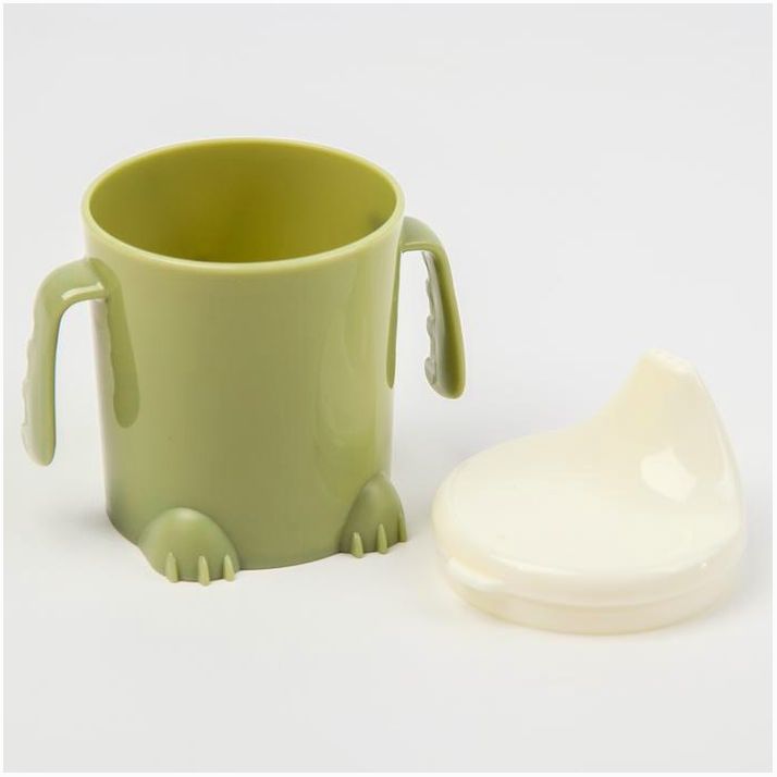 Картинка Поильник детский с твёрдым носиком Play with Me Hello, Dino!, 300 мл, цвет липовый (№7386893) от магазина Мир детей Товары для Новорожденных