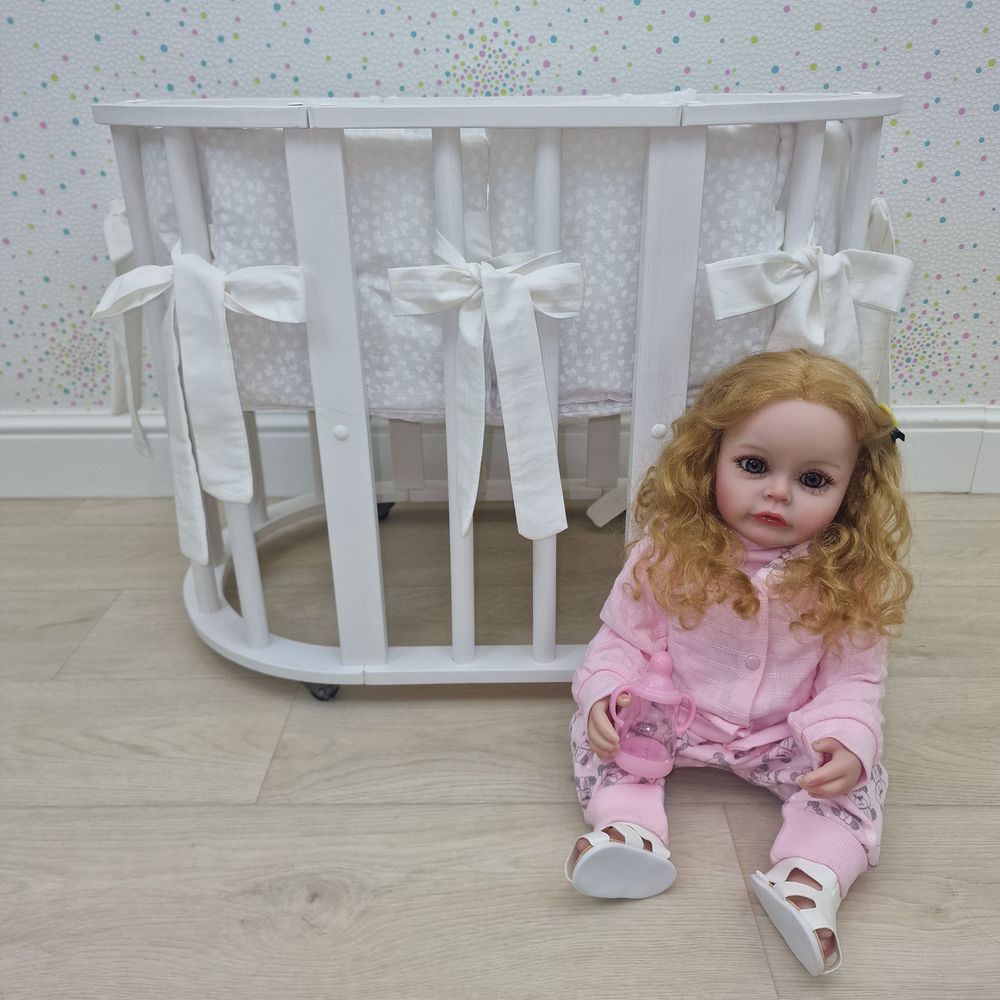 Пеленка для новорожденного с кружевами (бязь) артикул анонс КуклКПБ3_78