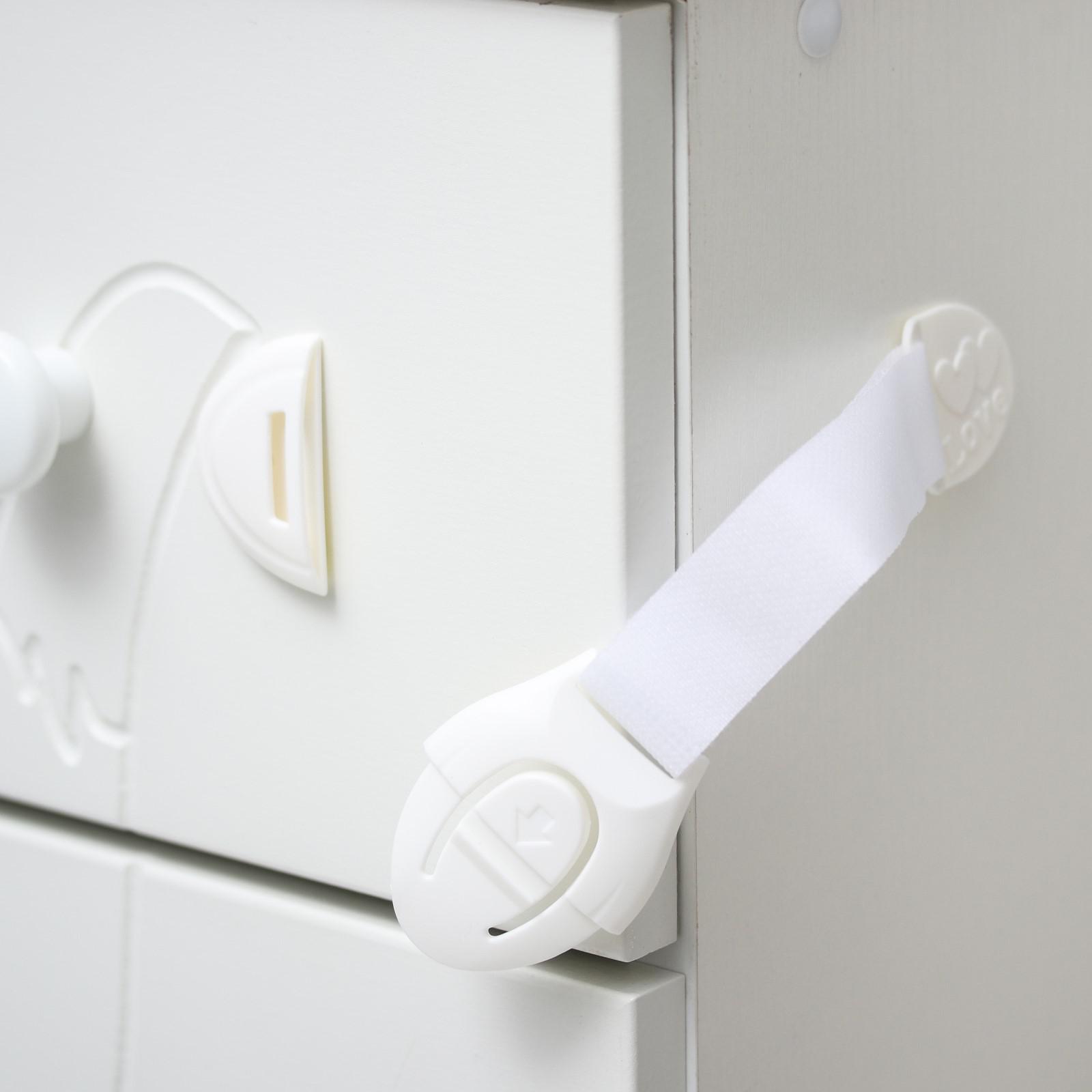 Картинка Блокиратор для дверей и ящиков, универсальный, на липучке, цвет белый, Крошка Я (№4767998) от магазина Мир детей Товары для Новорожденных