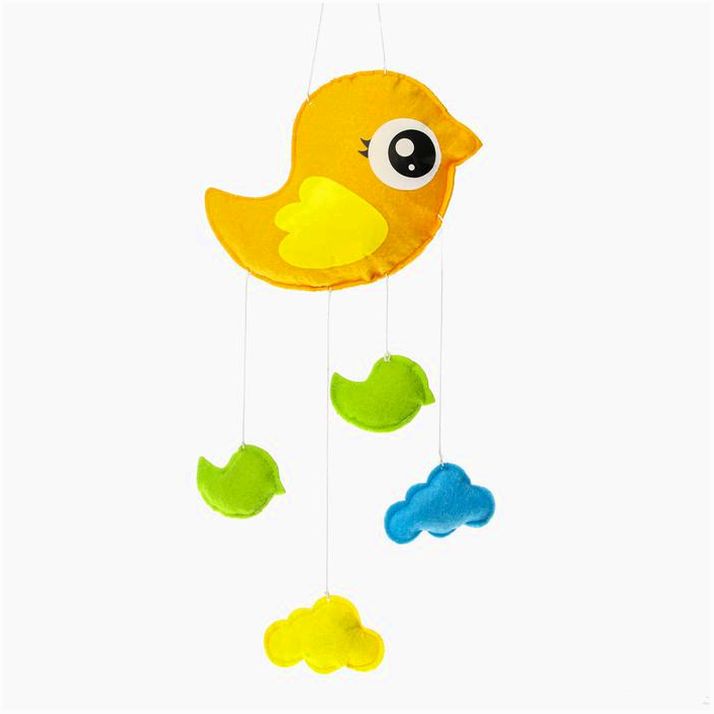 Подвеска с мягкими игрушками «Птичка», без кронштейна артикул анонс 3739698