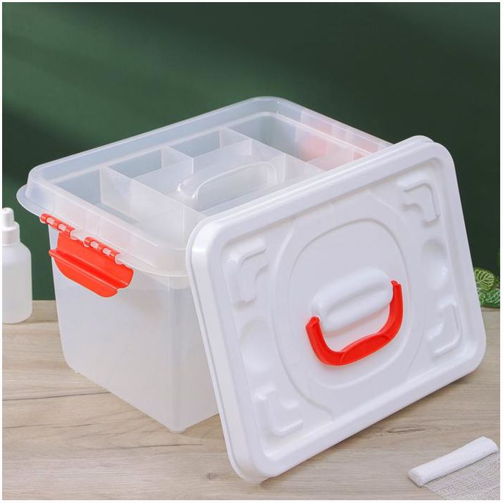 Картинка Бокс универсальный «Аптечка», 10 л, с вкладышем (№3323626) от магазина Мир детей Товары для Новорожденных