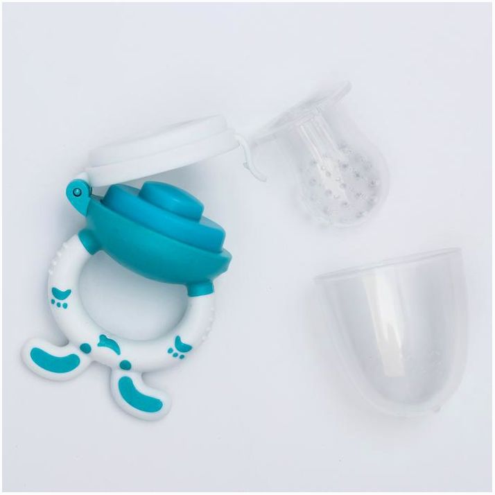 Картинка Ниблер для прикорма, с силиконовой сеточкой «Зайчик», цвет голубой (№4313594) от магазина Мир детей Товары для Новорожденных