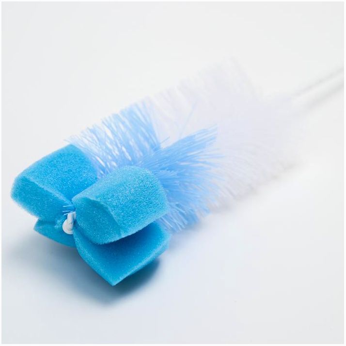 № 1917359 Ёршик для бутылочек, с губкой, цвета МИКС