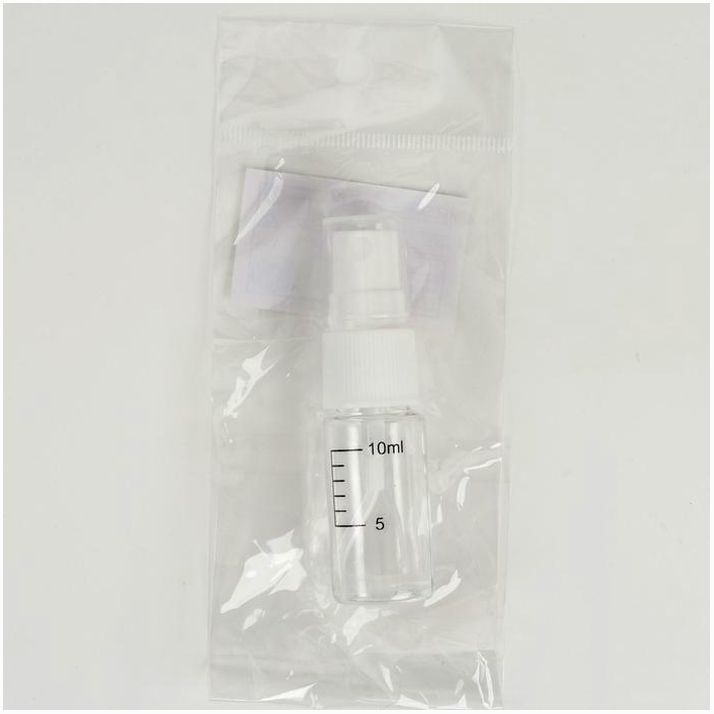 Картинка Бутылочка для хранения, с распылителем, со шкалой деления, 10 мл, цвет белый/прозрачный (№2294457) от магазина Мир детей Товары для Новорожденных